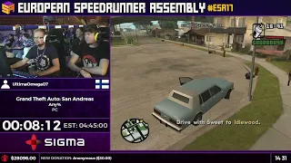 #ESA17 Speedruns - Grand Theft Auto: San Andreas [Any%] by UltimaOmega07