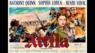 ATTILA  THE HUN 1954. Trailer in German.