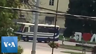 Gunman in Ukraine Seizes Bus, Takes Hostages