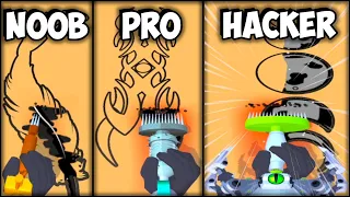 NOOB vs PRO vs HACKER! | Tattoo Runner