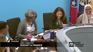 05/09/23 MNPS Budget & Finance Committee