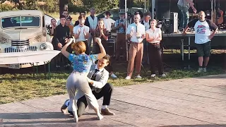 Boogie Woogie Dance Improvisation - Ludo & Stacy #ludostacy #youtube #dancing #swing #show #viral