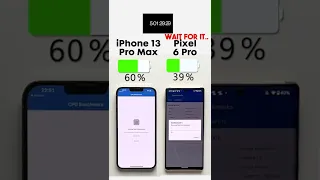 iPhone 13 Pro Max vs. Pixel 6 Pro Battery Test 🔋Subscribe for more 👌🏼
