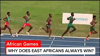 Men 5,000m final. Berhi of Ethiopia 🇪🇹 wins. 13th All African Games. Accra2023.