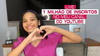 LIVE DO 1 MILHÃO!! COMEMORE COMIGO !!🥳