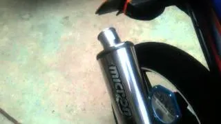 Honda cbr 125 micron exhaust