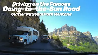 Going to the Sun Road Drive | Glacier National Park Montana USA