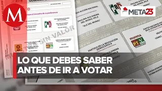 ¿Cómo llenar correctamente la boleta electoral?