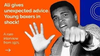 Muhammad Ali. A rare interview from 1971.