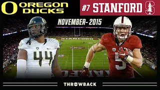 Pivotal Pac-12 Rivalry Game! (Oregon vs. #7 Stanford 2015, November 14)