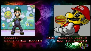 [MUGEN] Donajji & Neo Shadow Donald (5P) VS DARK Donario & Neo EvilDonald