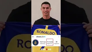 Krishtianu Ronaldu Al Nassr FC Instagram aǵzası #shorts #alnasr #followers #ronaldo #cristiano