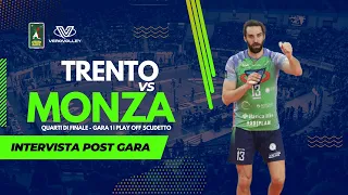 Thomas Beretta post Trento vs Vero Volley | Quarti di Finale Play Off Scudetto 22-23