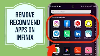 Delete Recommended Apps on #XOSLauncher on Infinix Devices (3-Step Solution) | AUR TechTips