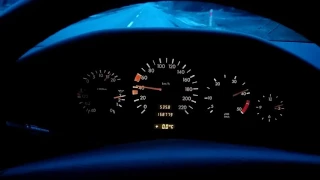 Mercedes W140 350TD acceleration 0-150km/h