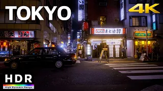 Tokyo Downtown After Dark // 4K HDR