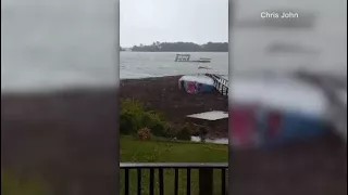 Folly Boat Swept Away