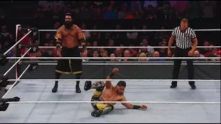 Veer jinder shanky Defeat Jeff hardy ￼ Mustafa ali & mansoor ￼