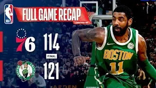 FULL GAME RECAP: 76ERS VS CELTICS | KYRIE GOES FOR 40 & 10 ON CHRISTMAS