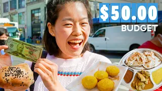 I Ate As Many Different Meals As I Could On A $50 Budget In Flushing, NYC | Budget Eats | Delish