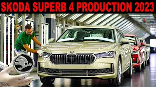 👉 SKODA SUPERB 4  PRODUCTION FOOTAGE 2023 👈 Assembly Line Production Plant Bratislava Slovakia