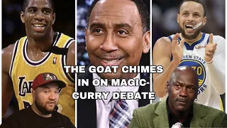 Michael Jordan Texted Stephen A. that Magic Johnson Is The Best PG Over Steph Curry - Angel Reacts