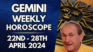 Gemini Horoscope - Weekly Astrology - from 22nd - 28th April 2024