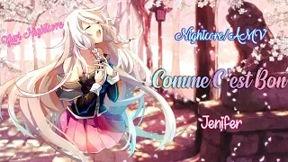 [Nightcore AMV] - Comme C'est Bon (Jenifer) +Lyrics/Paroles