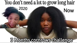 Simple things that I did to grow long natural hair from very damaged/Part 2+ Hair growth challenge