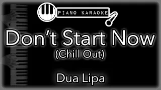 Don't Start Now - Dua Lipa - Piano Karaoke (Chill out version)