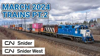 Colourful Consists and Horn Salutes - March 2024 Trains Part 2