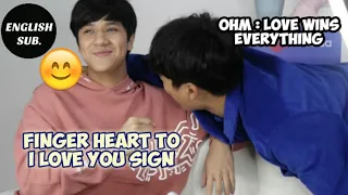Nanon Stunned For Awhile When Ohm Used This Sign Over Him | BL Wins