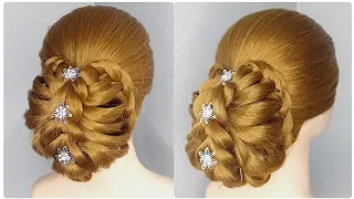 Easy and distinctive hairstyle| A quick, easy and cute hairstyle for festivals | Open hairstyle |