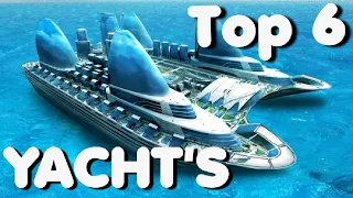 Top 6 Luxury Yachts In The World | Only Rich People Can Afford This Yachts |Large Billionaire Yacht