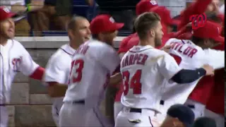 DET@WSH: Bryce Harper yells "F**k You!" at umpire during celebration