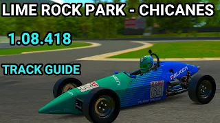 Track guide Lime Rock Park - Chicanes Formuia Vee iRacing