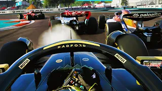 INSANE RACE AT NEW TRACK! UNDER-FUELLING THE CAR! AGGRESSIVE STRAT! - F1 22 MY TEAM CAREER Part 82
