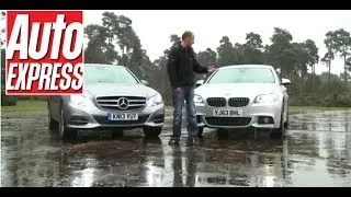 New BMW 5 Series vs new Mercedes E-Class - Auto Express