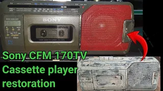 Cassette player CFM 170TV restoration