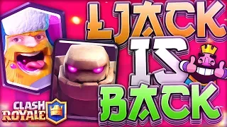 LUMBERJACK IS BACK!! Best Pro Golem Deck — Clash Royale