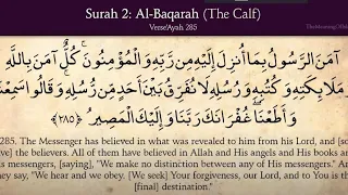 Surah Baqarah Last 2 Verses - Raad-Al-Kurdi - 2020 Quran Recitation