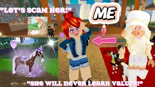 Going UNDERCOVER as a Beginner Account with a *Rare Horse!* - What would people do? - WHI