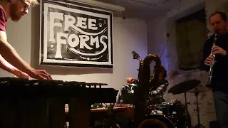 FREE FORMS of ARTS - vienna/ VEKKS.  -  I. GROSS/vibes; E. GROSS/drums; P. ZLÁMAL/sax, cl. - teil 2