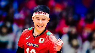 This is Ran Takahashi's First Match for Volleyball Team Japan