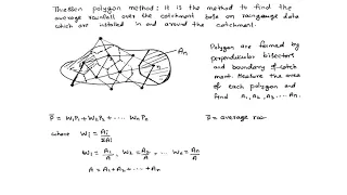 thiessen polygon method