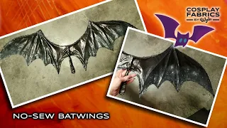 Crafting with Cosplay Fabrics - EP. 64 - DIY no-sew costume bat wings