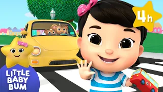 Vroom! Vehicle Sound Song ⭐ Four Hours of Nursery Rhymes by LittleBabyBum