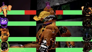 [SFM FNaF] Hoaxes vs Withered Melodies With Healthbars!