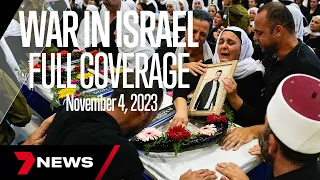 Israel Hamas Latest News | November 4, 2023 | 7 News Australia