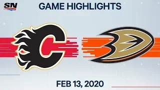 NHL Highlights | Flames vs. Ducks – Feb. 13, 2020